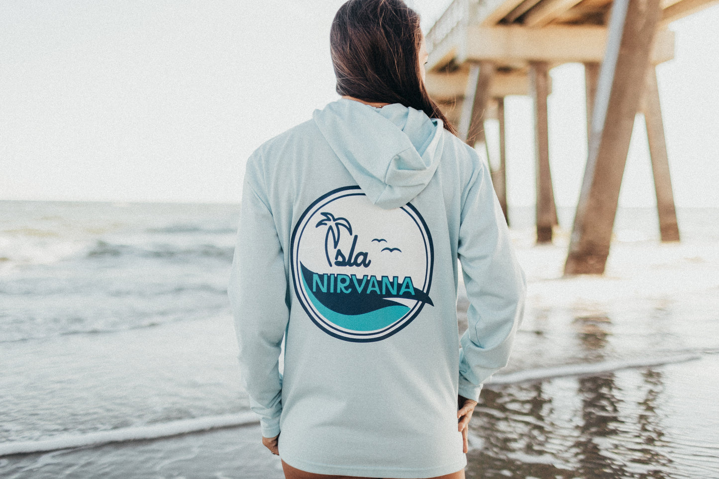 IslaNirvana Long Sleeve Hooded Tee