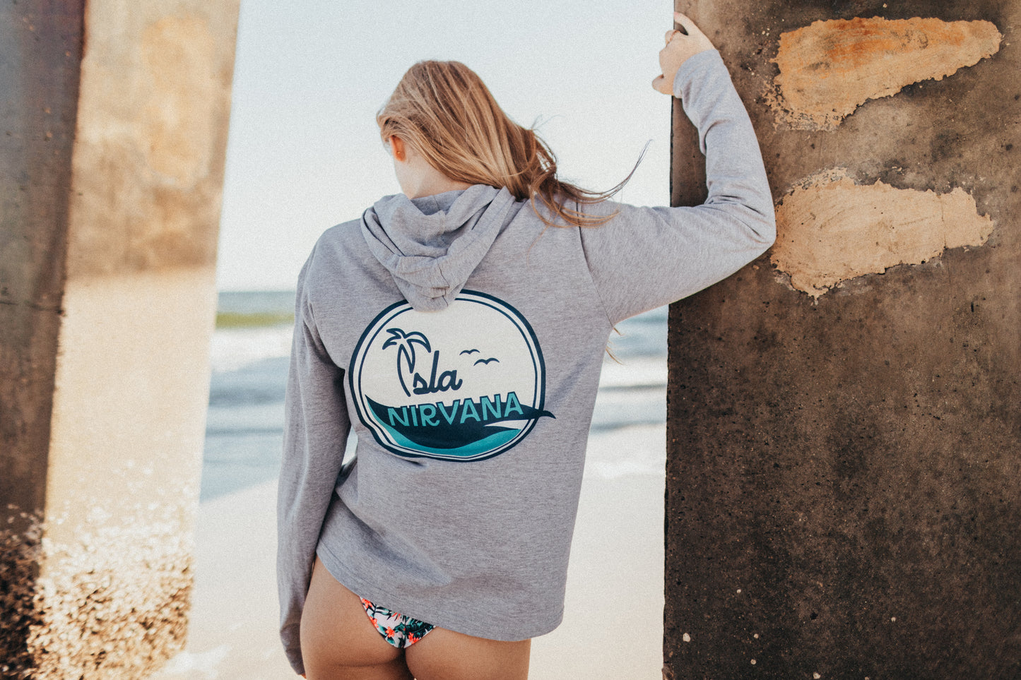 IslaNirvana Long Sleeve Hooded Tee