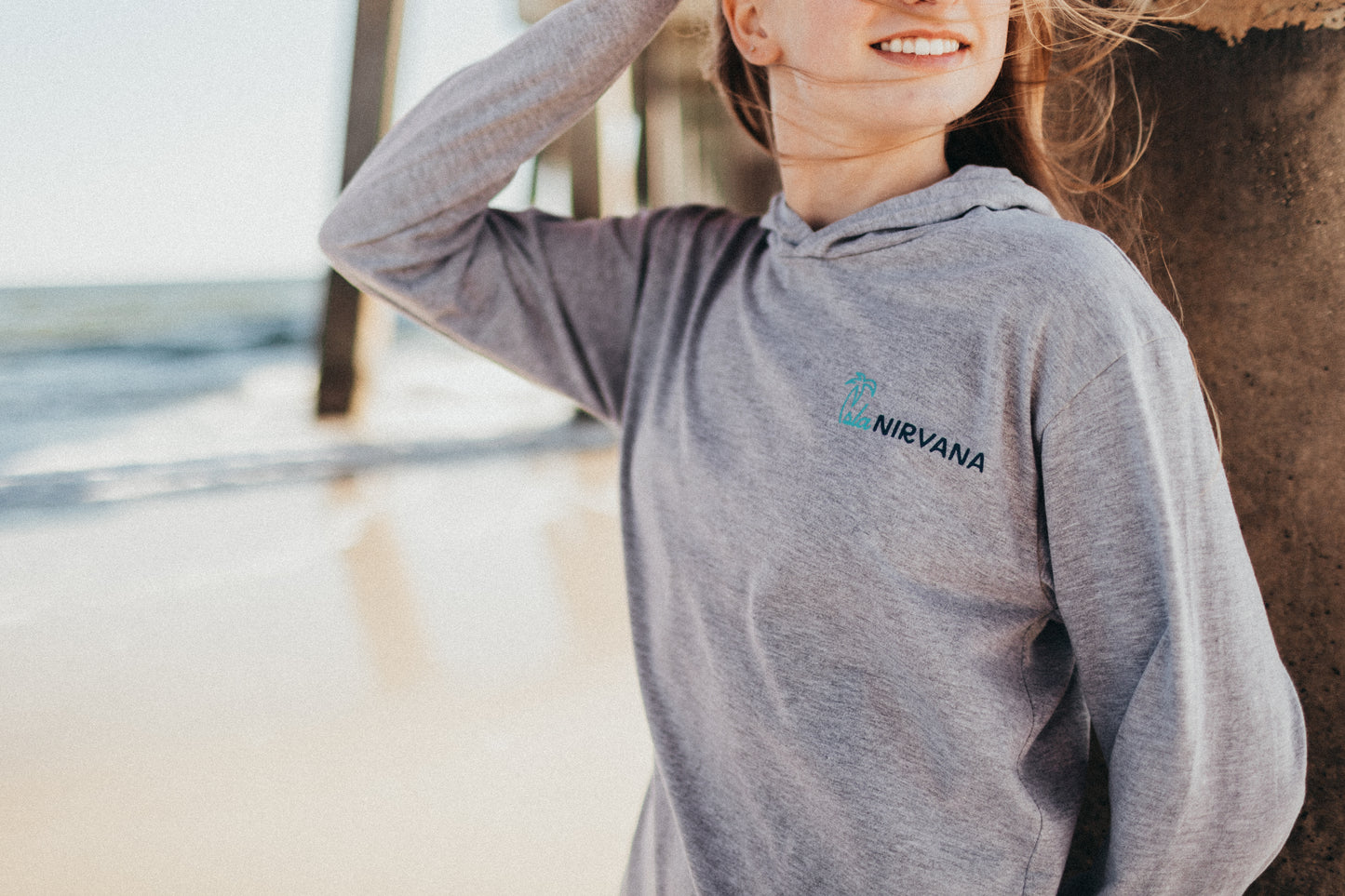 IslaNirvana Long Sleeve Hooded Tee