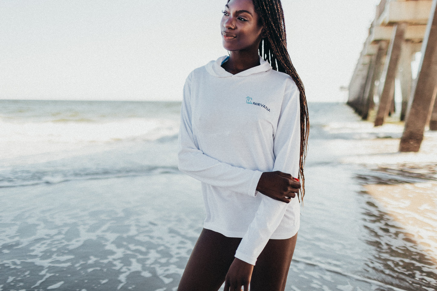 IslaNirvana Long Sleeve Hooded Tee